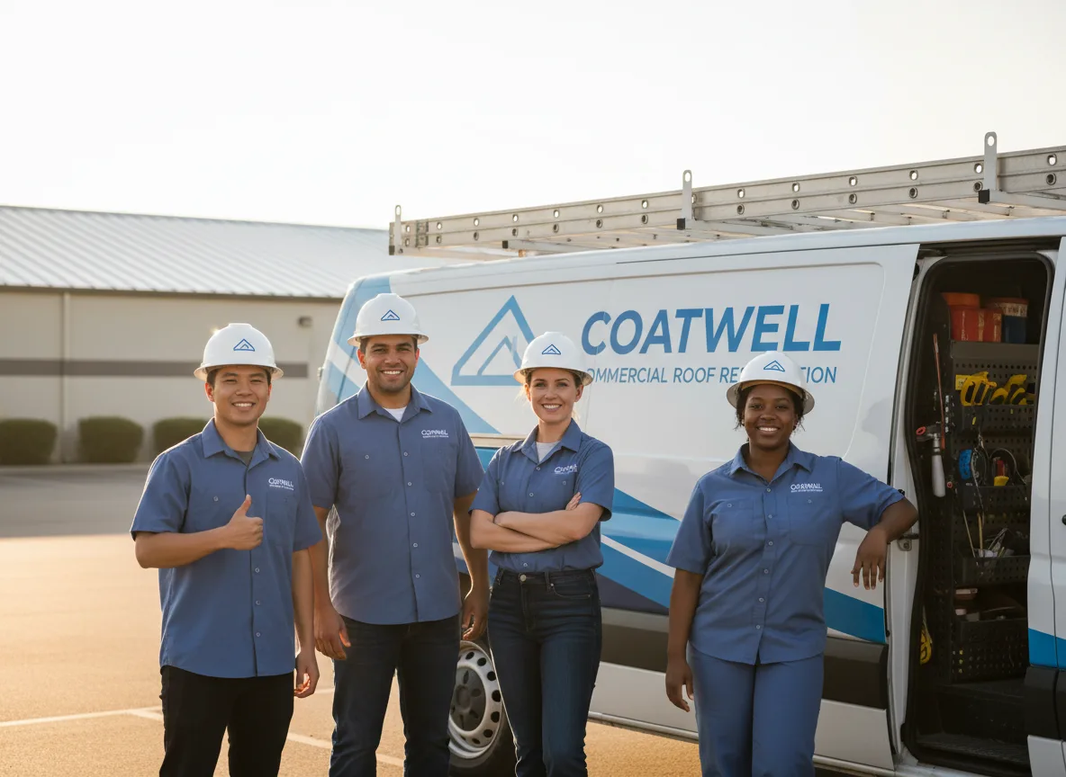 Commercial roof coating company in Altaville, CA